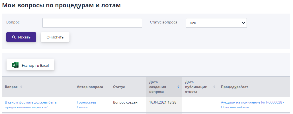 Questions about procedures and lots